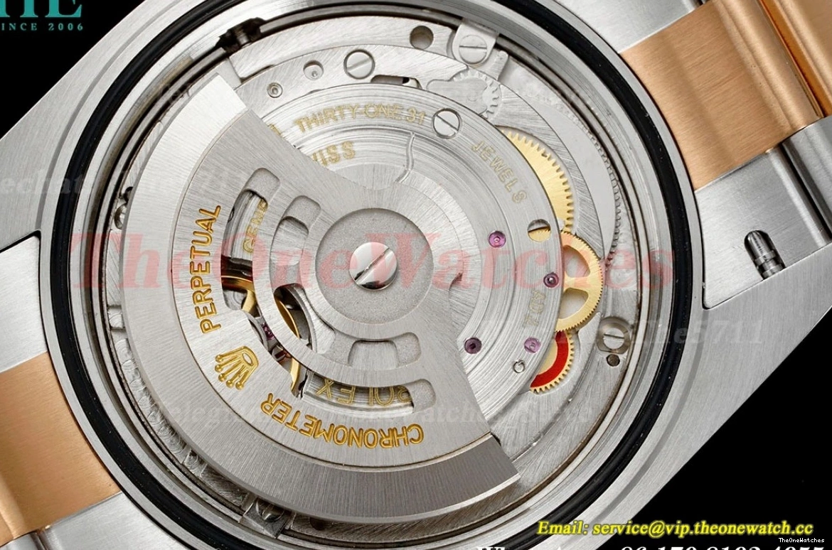 Oys Textured Silver EWEF 41mm Datejust 126331 RG SS A3235 Dia 0514